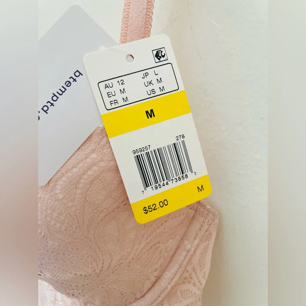 NWT! b.tempt'd by Wacoal Women's Undisclothed 3/4 Bralette Bra Lingerie Medium